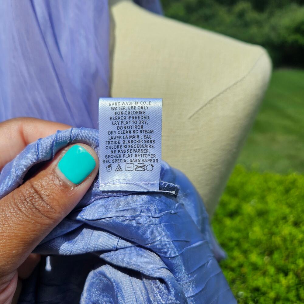 Komarov Beaded V-Neck Charmeuse Maxi Dress - Picture 10 of 10